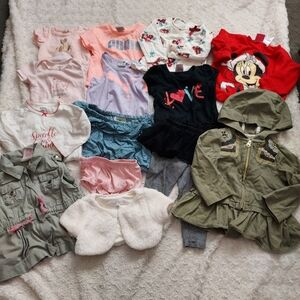 Bundle (14 Piece) 12mo Baby Girl Spring Clothes Bundle Casual Grandma's House